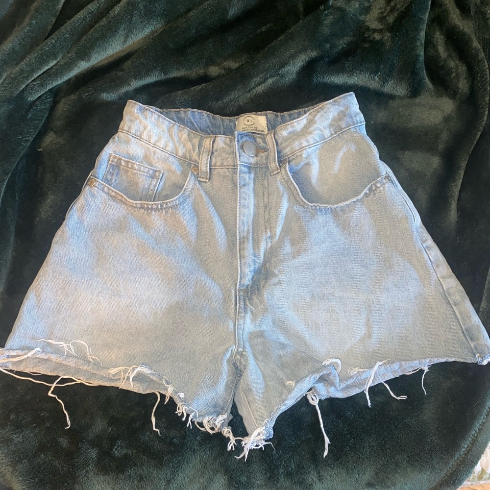 Cutoff Denim Shorts